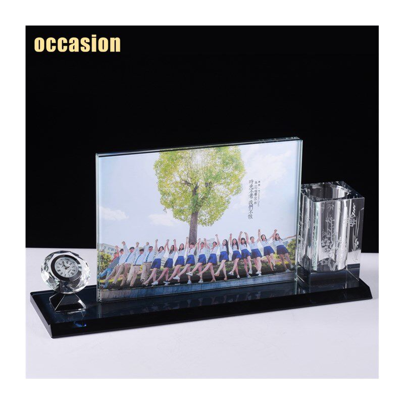 新品教师节礼物女老师实用礼物毕业纪念品L同学会退伍水晶钻笔筒