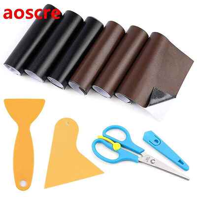极速6 Pccs Leather Repair Patch Self Adhesive Soft Synthetic