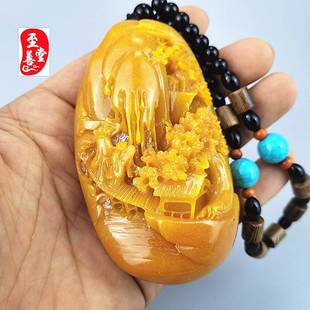 极速玉石a原石黄龙玉仿寿山石雕田黄石手把件时来运转奇石观光石