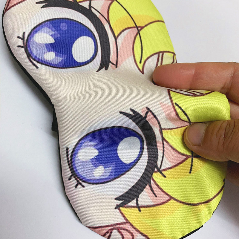 新品美少女战士眼罩午睡眠遮光女睡觉H卡通可爱儿童冰敷学生眼罩图片