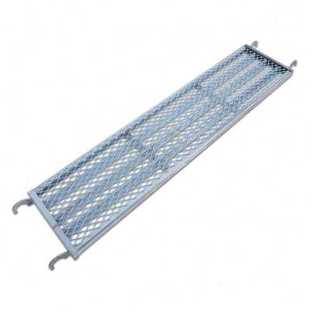 极速新厂销定制i脚手架零件踏板三根档加厚活动架梯子台板铝合金