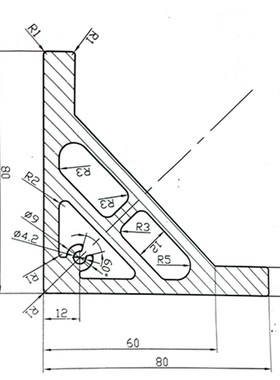极速新品直角f支架 铝合金支架 型材角件 8080直角支架 强力型材
