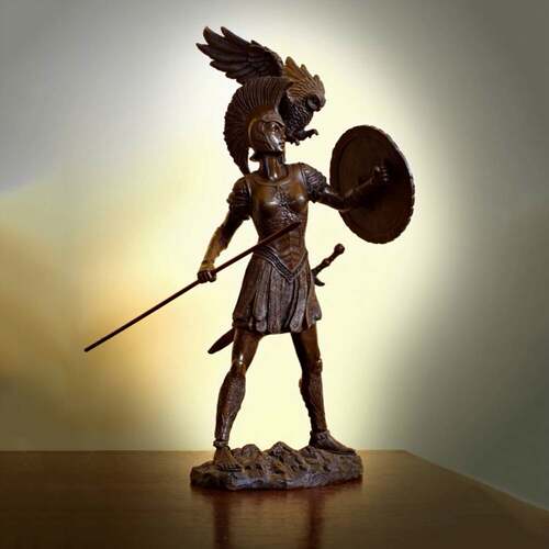 极速Goddess Athena Statue SculptCure Resin Greek Art Statues