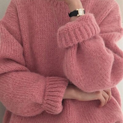 极速10 Colors Pink Wpomen Sweater Womens Winter Sweaters Pul