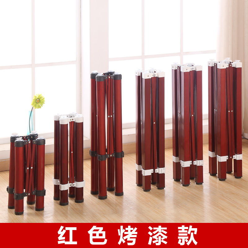 极速摺叠桌架桌腿支架桌脚架金属桌架子不锈钢摺叠麻X将桌腿快餐