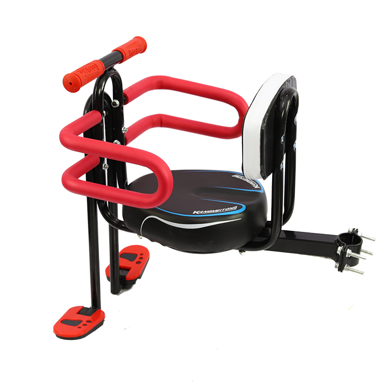 极速2022儿童自行车座椅前x置电动车宝宝坐椅登山车电动脚踏车小