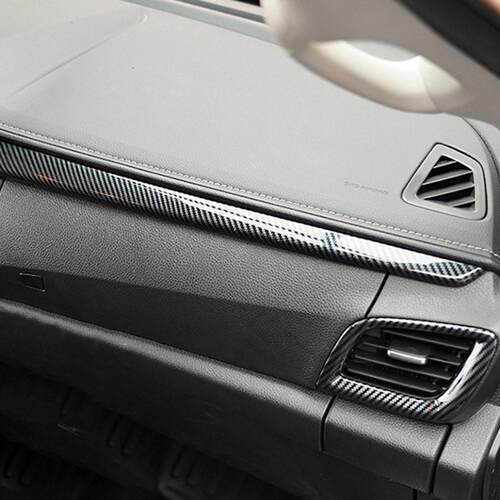 适用于五十铃 DMAX D-MAX 2021-2023汽车仪表板中央装饰碳纤贴纸