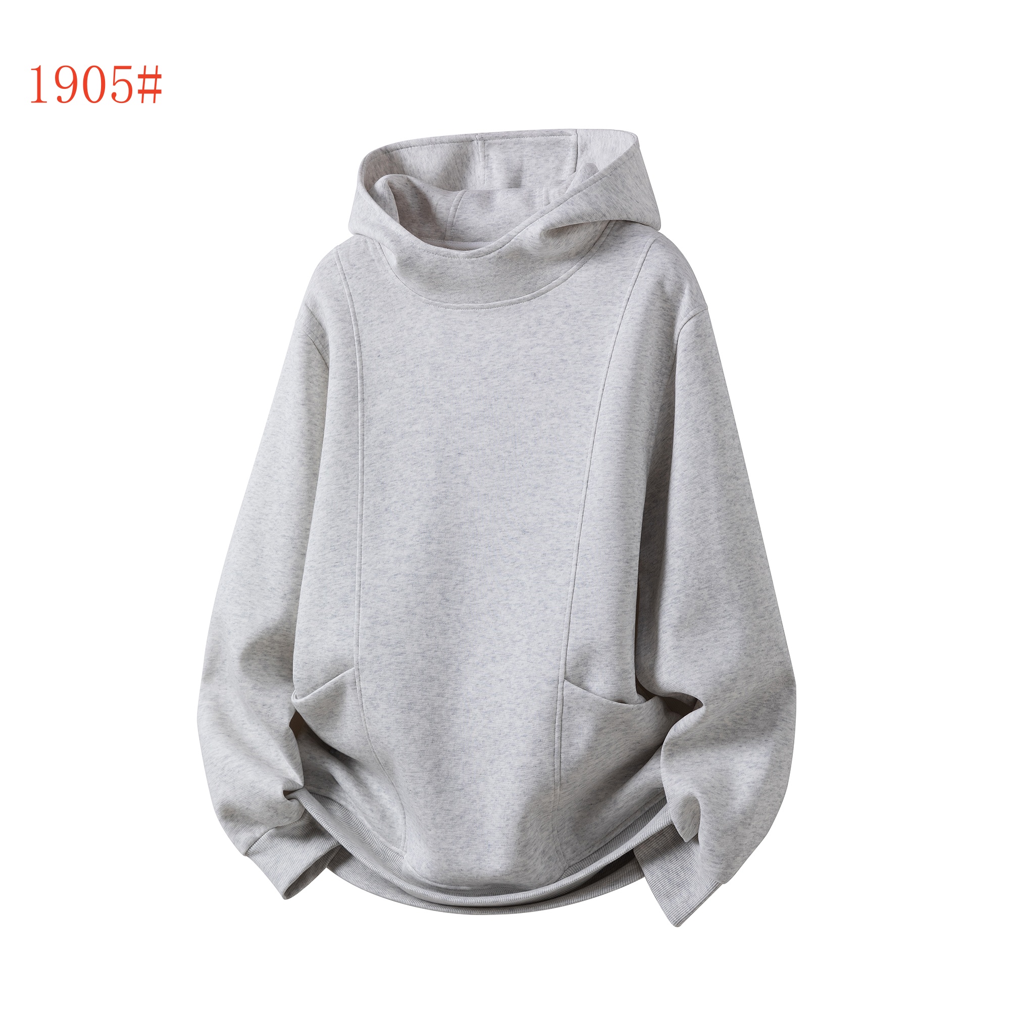 当潮马连帽卫衣秋冬设计感上衣情侣慵懒风ins潮牌百搭外套DQR1905