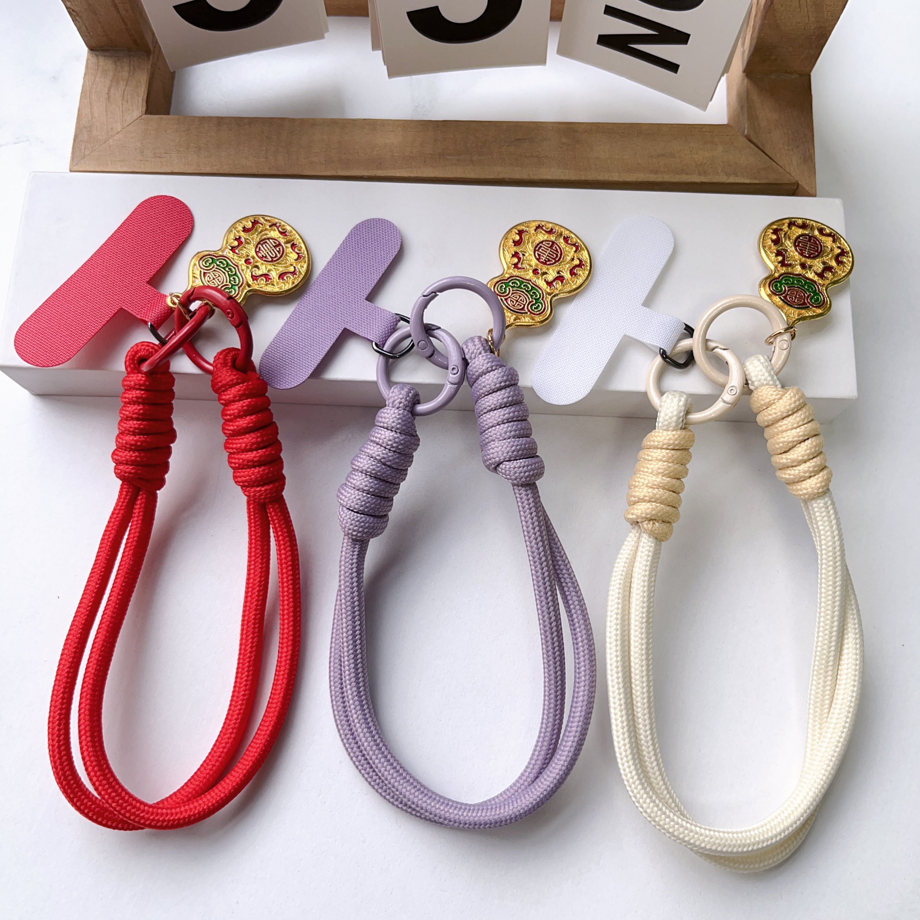 班诗迪精致创意卡片葫芦手机配饰