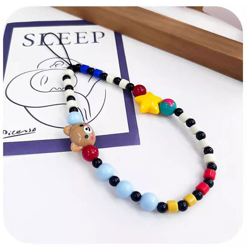 班诗迪卡通小熊手机链创意挂绳