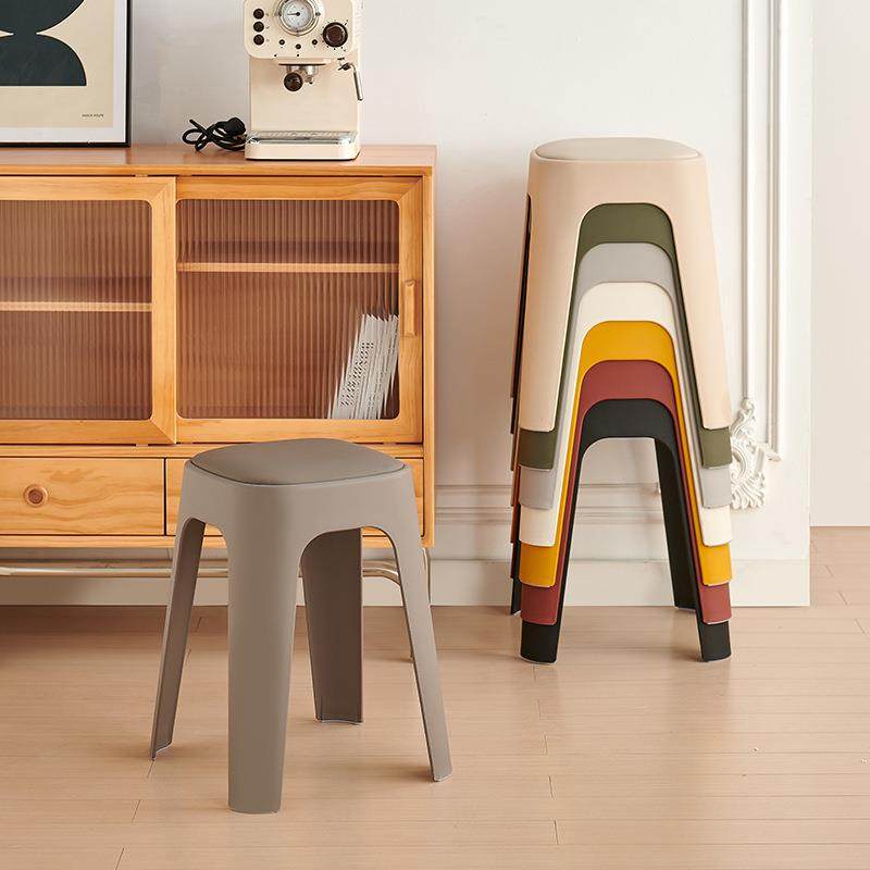 塑料凳子软包加厚家用方凳客厅卧室可叠放大人结实高款用板凳拉车,厨房/烹饪用具,调料置物架,淘宝优惠券,粉丝福利购,淘宝优惠卷