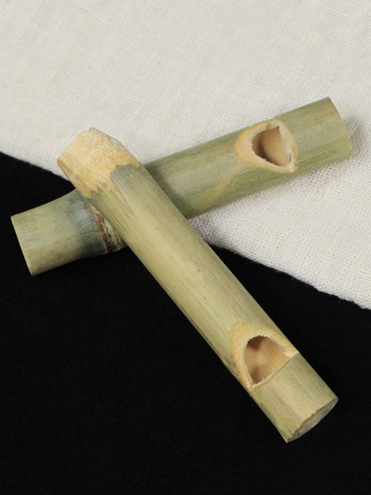 竹节哨子儿童玩具口哨户外求生哨子个性竹工艺品吹器竹制乐具竹笛