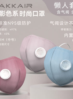 懒人装10只装 防护含支架 AKKAIR M95M KN95口罩