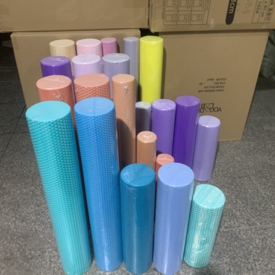 实心瑜伽柱滚背浮点按摩