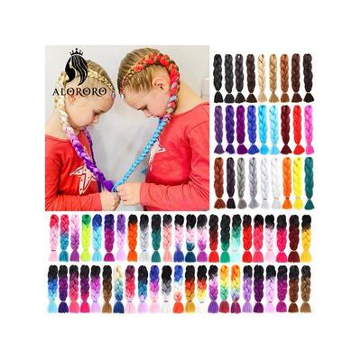 Braiding Hair Extensions 24 Inch Synthetic Kanekalon Hair