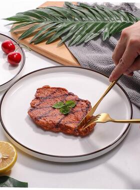 西餐牛排盘 dinner plates ceramic steak dishes western food