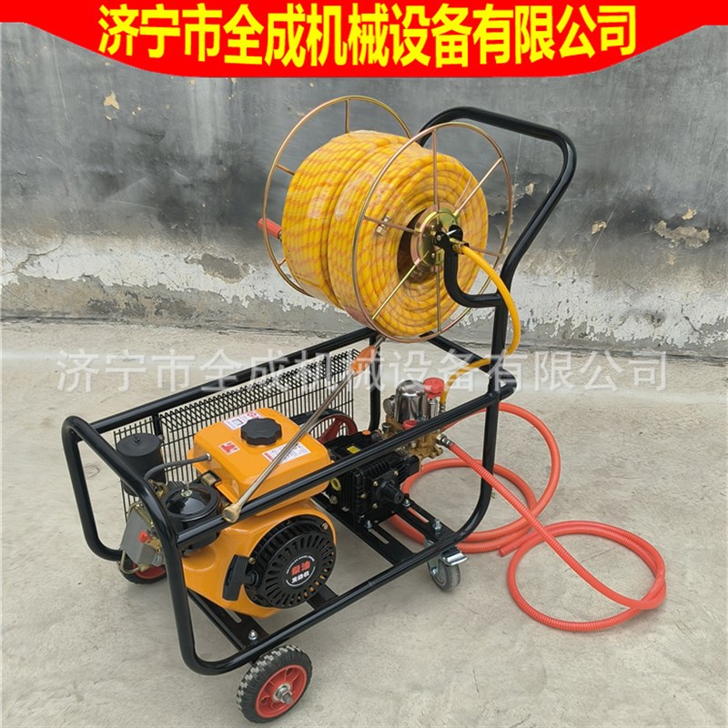 农业植保喷雾器全成担p架式汽油打药机丘陵果园汽油高压喷雾机