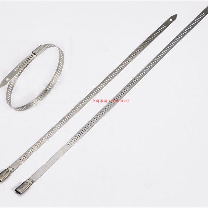 304卡扣不锈钢船用金属扎带7*250 阶梯式电N缆钢带户外扎带100条,基础建材,缎带/扎带,淘宝优惠券,粉丝福利购,淘宝优惠卷