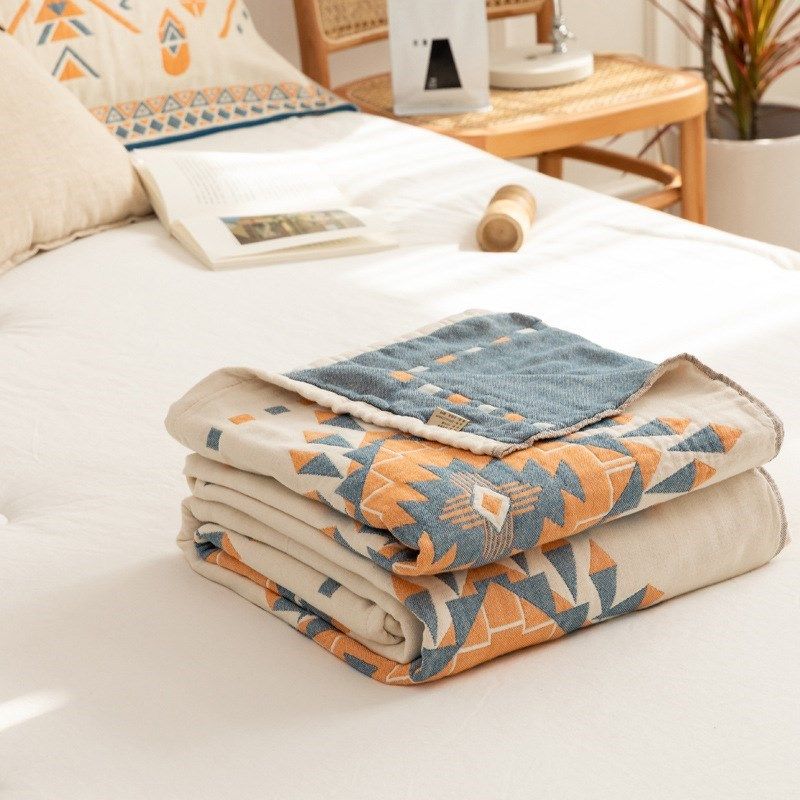波西米亚纱布毛巾毯单人夏季薄款全棉K毛巾被子大人盖毯沙发毯,床上用品,羊毛被/驼毛被,淘宝优惠券,粉丝福利购,淘宝优惠卷