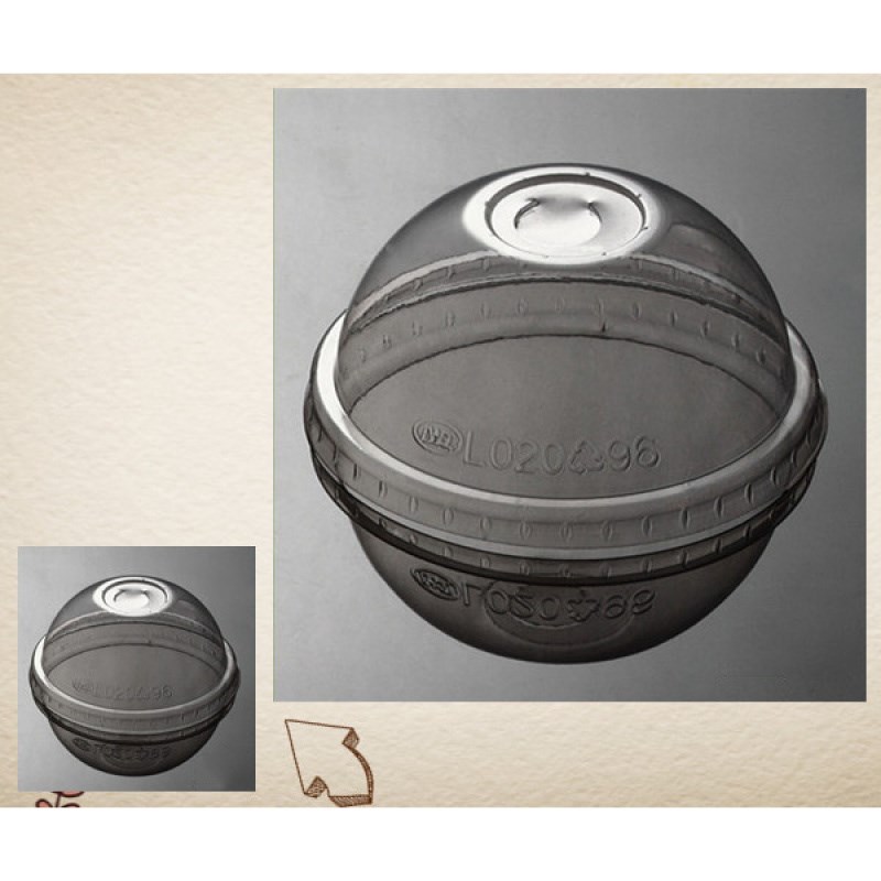 96半圆盖 96mm 一次性奶茶杯胶盖 拱形杯盖 加厚U塑料 1000个