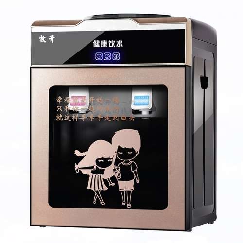 桌上小型饮水机温j热制冷冰热家用办公室宿舍迷你小型热水机烧水