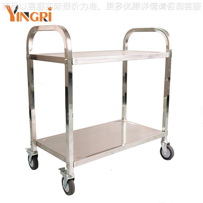 方管0.5不锈钢拆装手推车餐车 酒楼厨房餐厅手推车 点心车