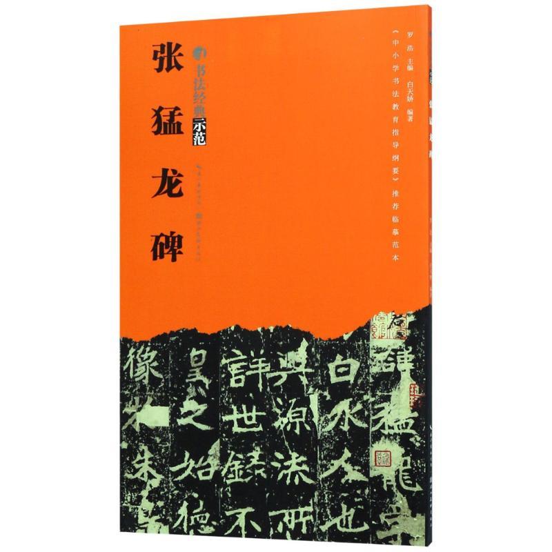 新华书店正版 书法经典示范-张猛龙碑 白天娇编 儿童学生青少年成人毛笔字体笔画偏旁部首书写技巧练习描摹字帖书法临摹范本图书籍