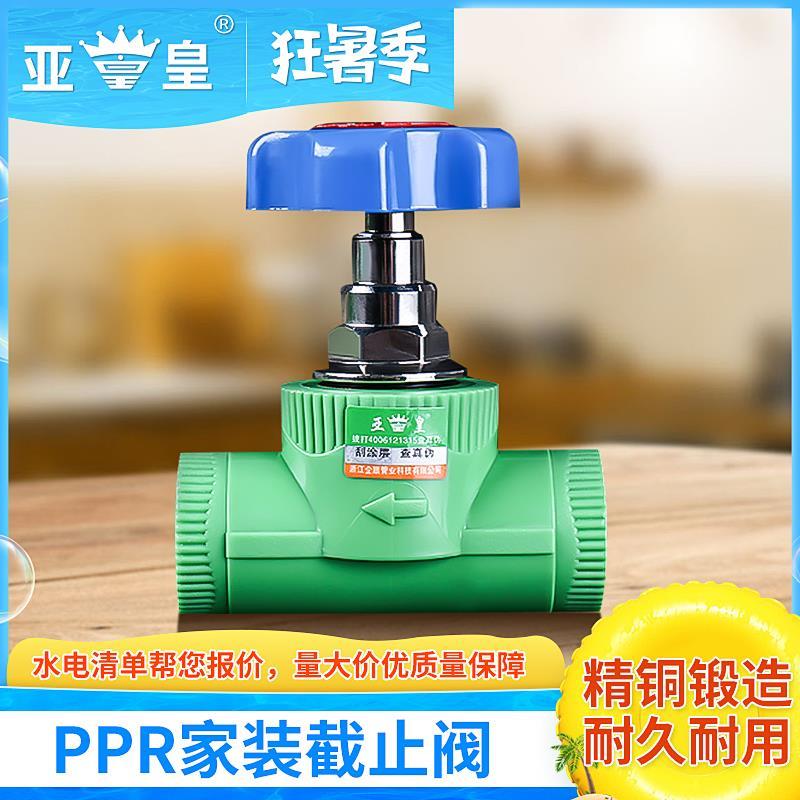 阀门25升降式球阀20闸阀开关4分6分1寸铜截止阀PPR水管配件32阀芯