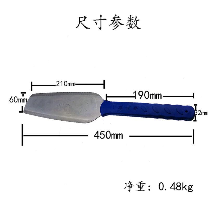 瓦钢寨砖刀砌刀瓦刀双面砖刀泥刀工业级砌刀65锰钢瓦钢刀砍砖刀*