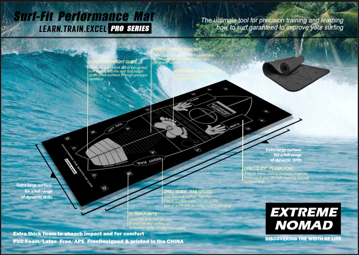 极限游民ExtremeNomad冲浪训练垫