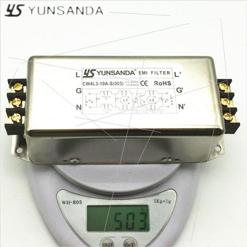 CW4L3-3A/6A/10A/20A/30A-S(003)抗干扰EMI220V三级滤波器端 影音电器 电源滤波器 原图主图