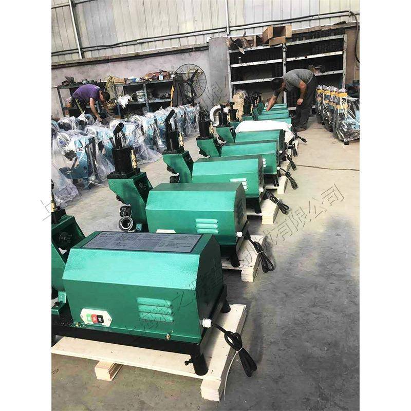 电动液压钢管压槽机矿井管道钢管勾槽机DRG出口管道滚槽机