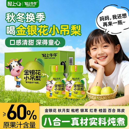 轻上金银花小吊梨汁儿童果味果汁