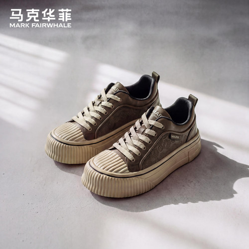 马克华菲官方旗舰男鞋休闲板鞋