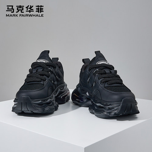 马克华菲潮流老爹鞋运动休闲男鞋