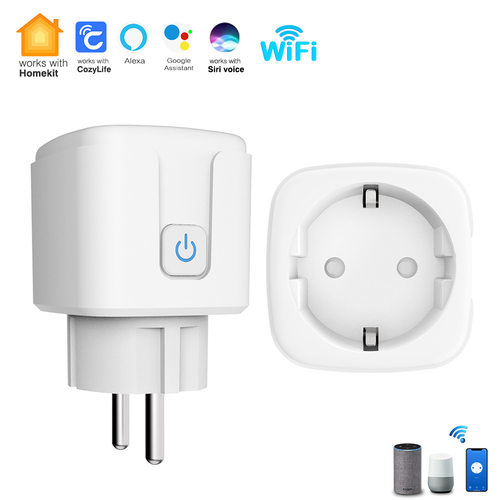 智能WiFi插座欧规Homekit/cozylife倒计时定时手机app语音控制