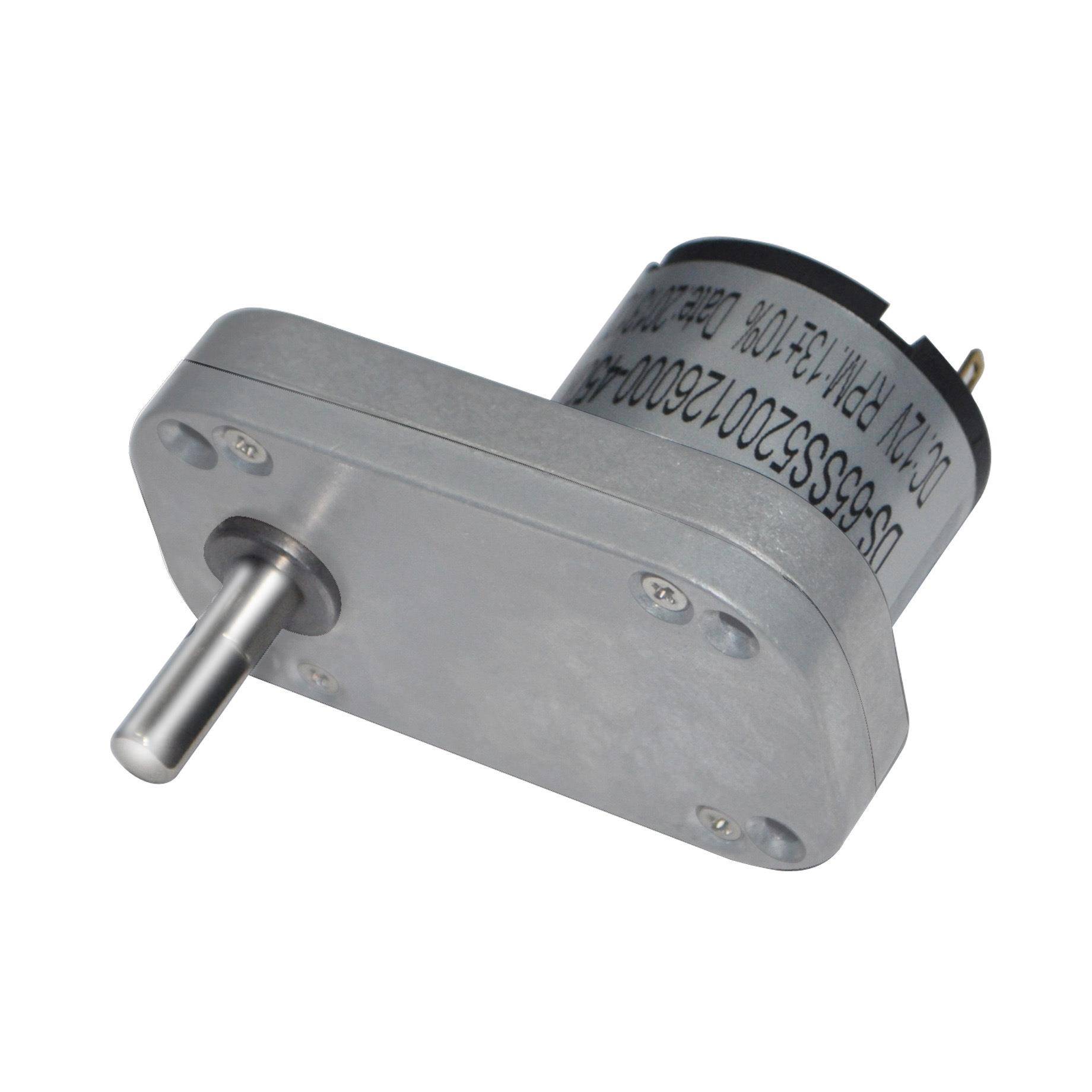 L形微型直流电机6V12V24V猫砂盆520马达蜗轮蜗杆咖啡机减速电机