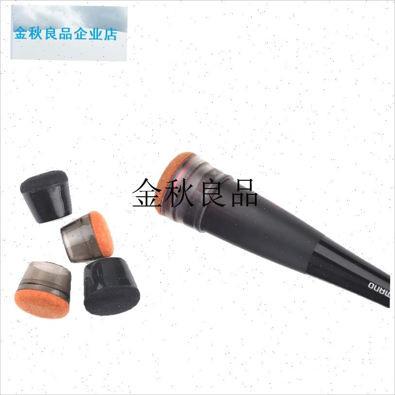 新款路亚竿后堵i保护套鱼杆硅胶毛毡圈堵头盖配件手把杆尾堵冒装,