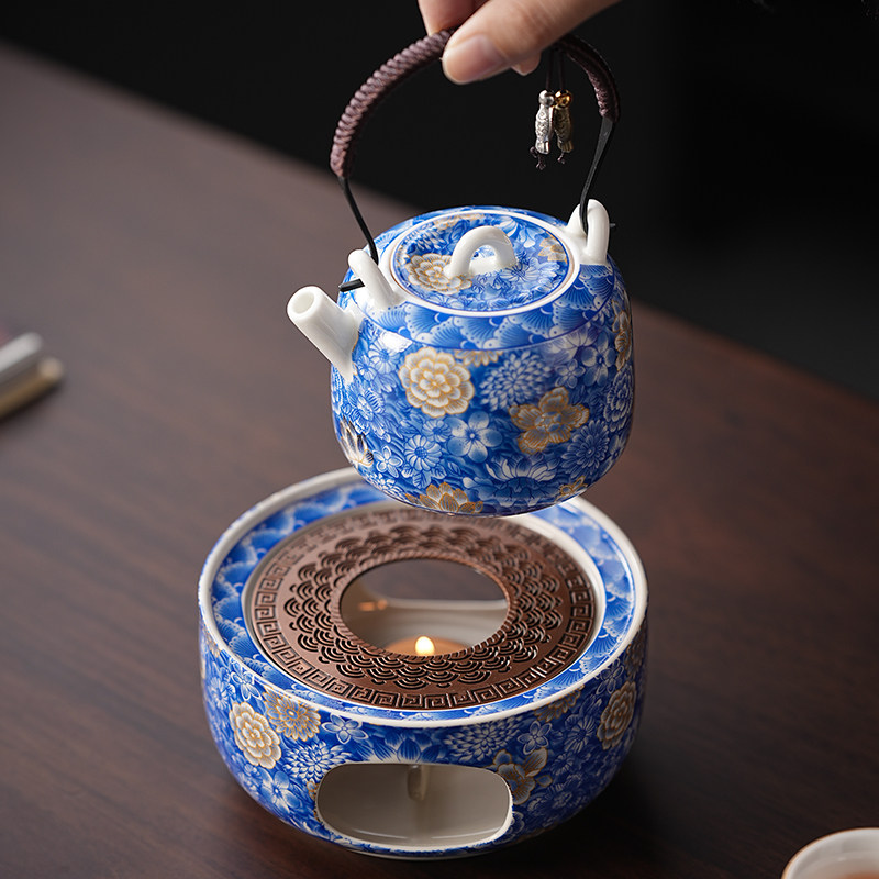 温茶炉冬天暖茶花茶壶蜡烛煮茶炉底座陶瓷加热炉茶舍酒店餐厅定制