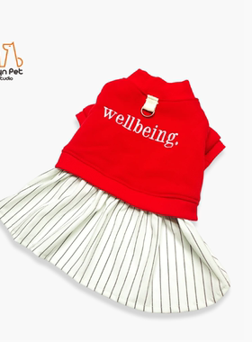 16斤内宠物服装丨Zayn咱吖 宠物衣服狗狗衣服猫猫衣服红色假两件