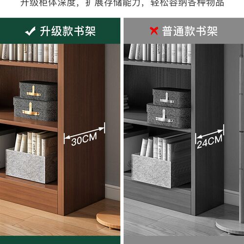 新品书架落地f窄缝小书柜简易家用卧室客厅靠墙夹缝转角置物架实