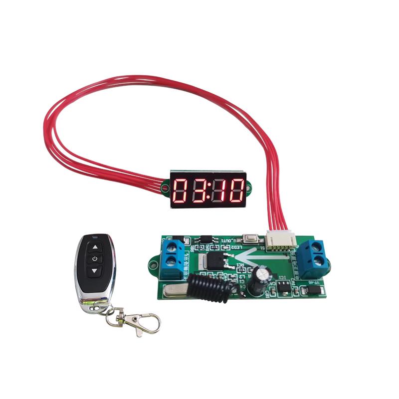 极速新品遥控开关童车定时器直流3.7 5V12V延P时P模块无线改装 控