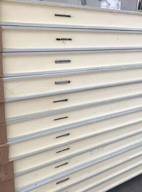 聚氨酯冷库库板,保温板。0.326双面彩钢。不锈钢冷库板  定制厂家