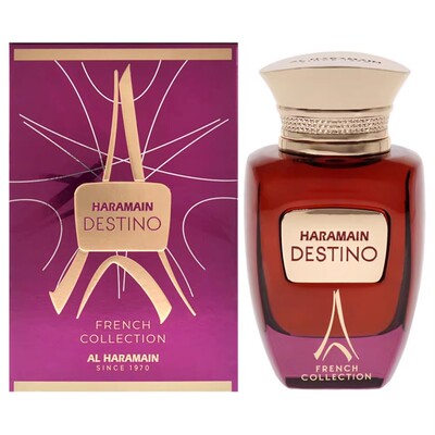 美国直邮Al Haramain哈拉曼Destino中性浓香水EDP红色琥珀100ml