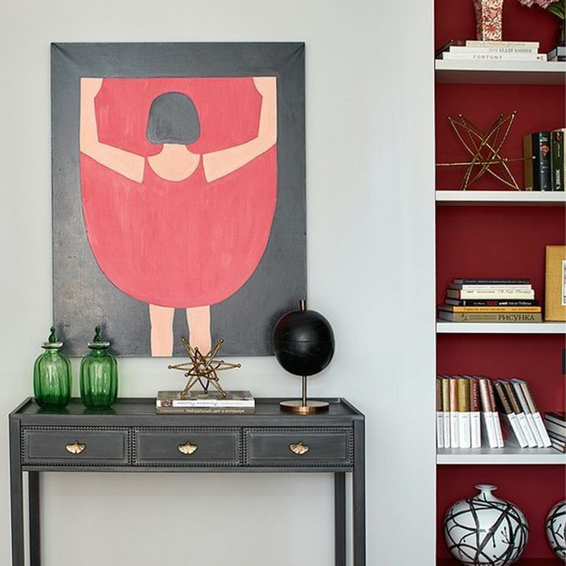 小众艺术装饰画高级感酒吧咖啡馆个性创意直播间背景挂画浴室厕所