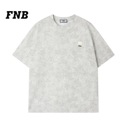 美国FNB2026街头潮流风圆领短袖T恤男女同款宽松休闲上衣夏季新款