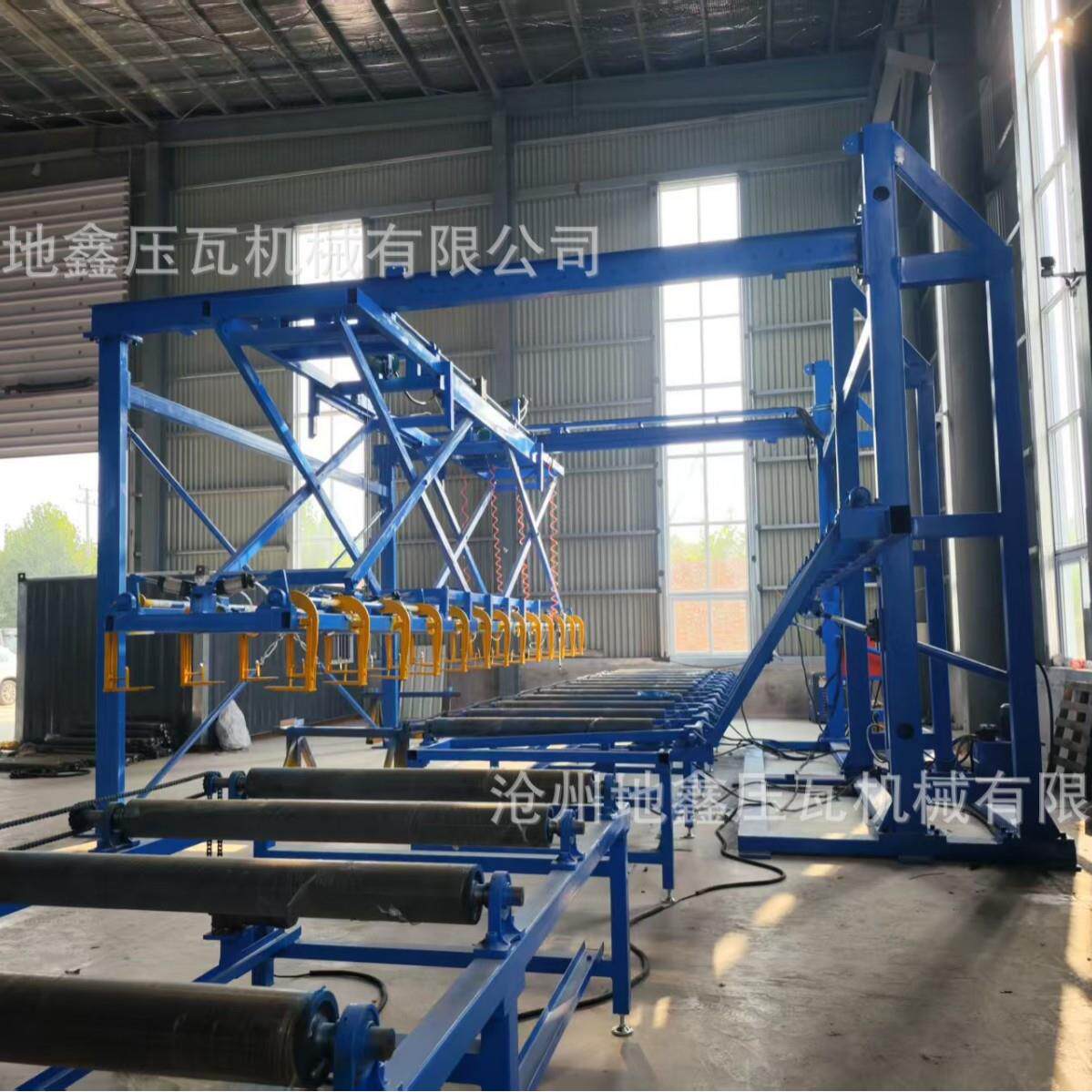全自动彩钢板码垛机设备压瓦机 沧州地鑫压瓦机 成型机设备