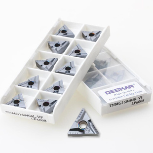DESKAR戴斯卡TNMG160404R-VF LF6008不锈钢三角形开槽车刀粒刀片