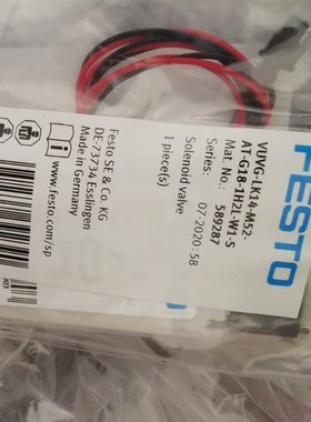 FESTO 电磁阀,VUVG-LK14-M52-AT-G18-1H2L-W1-SX 589287