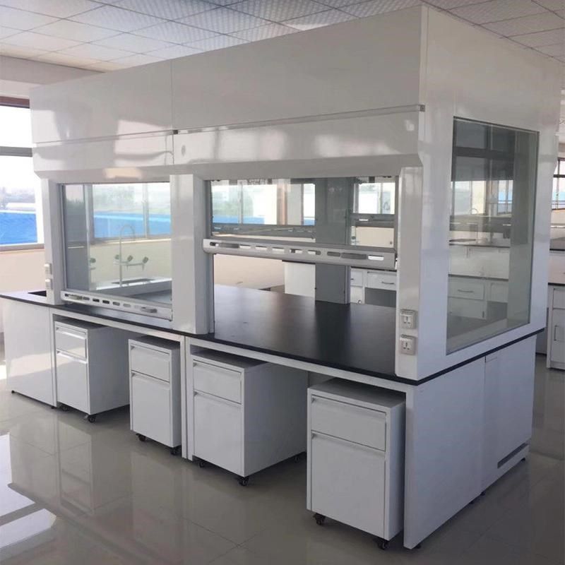 厂家定制加工柜通风柜学校化验桌上型U通风橱排风全钢